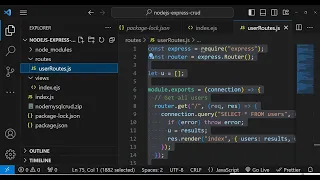 Node js Express User CRUD REST API App in Browser Using MySQL Database EJS Template in TailwindCSS