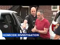Man seen in handcuffs amid homicide investigation following serious domestic incident