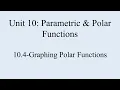 10 4-Graphing Polar Functions