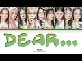 NIZIU "Dear..." | Color Coded Lyrics (by Yeontani)