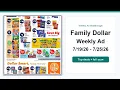 Family Dollar Weekly Ad 26 - 26 Best Deals