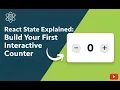Build Your First Interactive Counter useState Hook React JS Tutorial