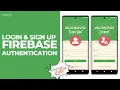 Login and Signup using Firebase Authentication in Android Studio Kotlin