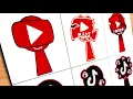 Download Lagu Dibujo New Incredibox Sprunki OC:  [ YouTube vs TikTok ] Fase 1 a Fase 3 | CunsArt