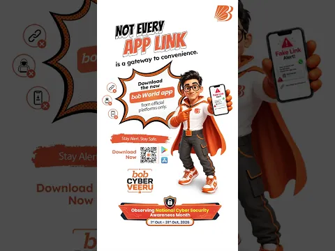 Bank of Baroda | Cyber Veeru | Think Before You Download