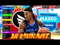 HOW TO MAKE JA MORANT EXACT BUILD ON NBA 2K22 BEST GUARD BUILD ON NBA 2K22
