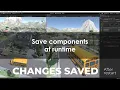 Save components at runtime using Ultimate Editor Enhancer Unity Asset