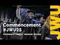 JWU Providence Commencement Graduate Ceremony 2025 Full-length