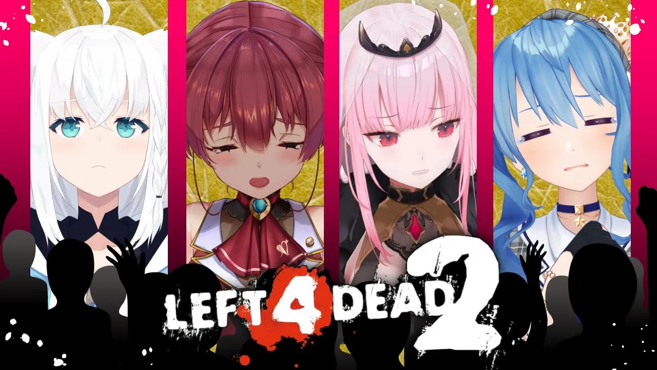 【#HOLO4D2】※こんな弱々しそうな顔をしてますが戦闘派です。【ホロライブ/白上フブキ】