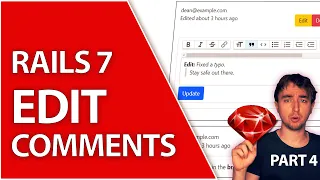 Intro To Editing Comments With Stimulus In Rails 7 Ruby On Rails For Beginners Part 4