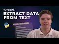 Extract specific data from text NER with Python