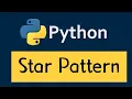 Python Pattern Programs - Printing Stars in Right Angle Triangle Shape Star Pattern