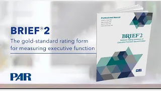 Evaluate for AD and executive function concerns with the BRIEF2