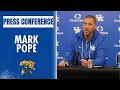 Mark Pope Talks Roster Practice Injury Updates at Press Conference