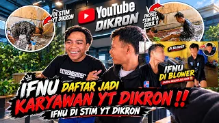 IFNU DI MANDIN YT DIKRON‼️MAEN KE USAHANYA YT DIKRON ‼️KONTEN PALING NGAKAK ‼️MUKA IFNU DIBLOWER