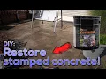 How to Restore Faded Stamp Concrete