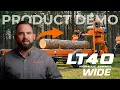 LT40WIDE Hydraulic Portable Sawmill Product Demo Wood-Mizer USA