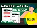How to Mark Duplicate Data in Google Sheets