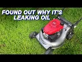 Fixing Two Nasty Oil Leaks On A Honda Mower