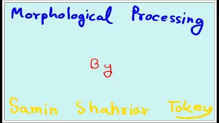 33 Morphological Processing - Structuring Elements