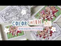 Color with me bobbiegoods bunny picnic printable coloring asmr