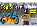 Top 5 Least Reliable Motorcycle Brands and Most Reliable | MotoVlog