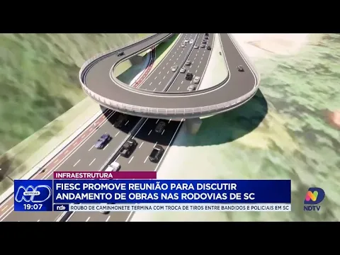 Jerry Comper na Fiesc: discussões sobre obras do programa Estrada Boa em SC