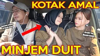 PRANK SHOLAWAT MINJEM DUIT KOTAK AMAL !! NUNGGU SANGKAKALA CEK SOUND