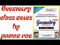 geometry class notes by Pawan Rao sir with PDF available