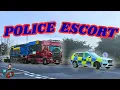 How we move LARGE LOADS with POLICE ESCORTS