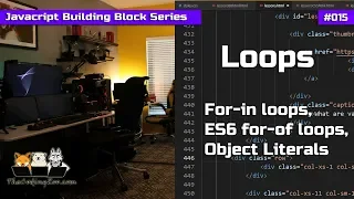 For In Loops ES6 For Of Loops Objects Literals - Javascript Building Blocks 15