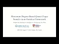 Download Lagu KDD 2025 - Maximum Degree-Based Quasi-Clique Search via an Iterative Framework