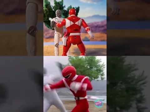 Real Life vs Stop Motion ⚡ Power Rangers Re-Ignition Toy Force