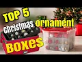 Best Stackable Christmas Ornament Storage Boxes And Containers