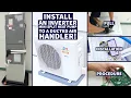 Full Installation of an Inverter Mini Split Heat Pump to A Ducted Air Handler
