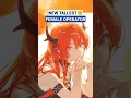 Lagu New tallest female operator 🧐