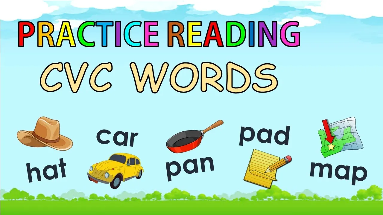 CVC WORDS || LETTER A Aa || READING CVC WORDS ENGLISH || BLENDING SOUNDS