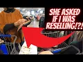 She confronted me in the GOODWILL and said this