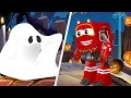 Lagu Supercar Baby Rikki vs Friendly Ghost | Halloween Kids Party Songs \u0026 Rhymes