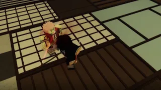 How to kill Akaza easily Roblox Demonfall