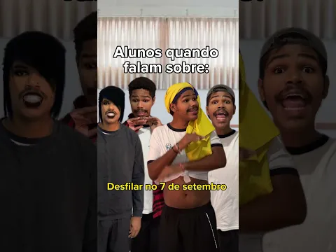 Alunos quando falam sobre desfilar no 7 de setembro: kakakakak #shorts