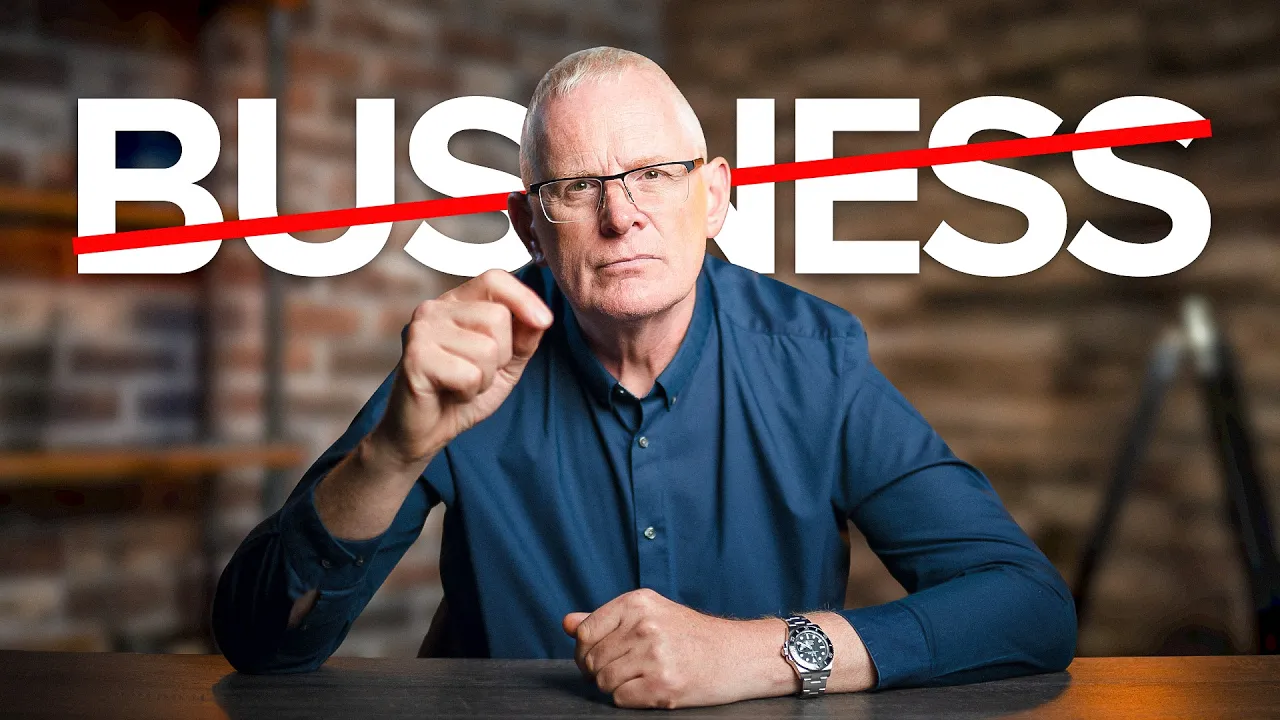 Outline Video Want To Be Rich? Don’t Start A Business.