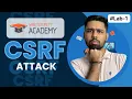 PortSwigger Cross-Site Request Forgery CSRF Lab-1 CSRF vulnerability with no defenses