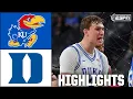 Kansas Jayhawks vs Duke Blue Devils Full Game Highlights ESPN College Basketball