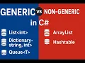 Generic vs Non-Generic Collections in C Type-Safety Performance Examples