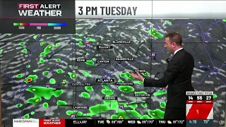 First Alert Forecast Scattered storms continue before even hotter weather builds in by Friday