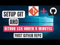 How to Install and Configure Git and GitHub on Windows 11 in 9 minutes