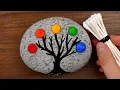 Simple Easy Acrylic Painting on Stone Step by Step Painted Rocks Satisfying 1248