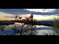 Sunset on Honeymoon Bluff on Gunflint Trail Minnesota