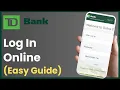 How To Log In TD Bank Sign In TDBank Online Banking